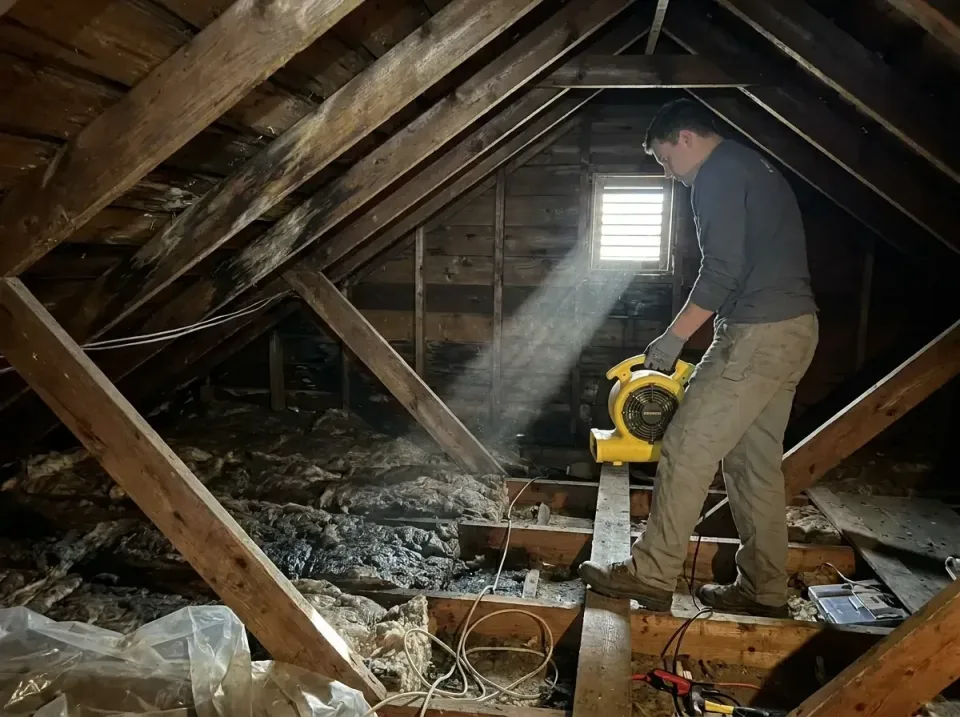 attic-water-damage-drying-proc-007 — frequently asked questions, Emergency Water Extraction & 24/7 Flood Response in New Bad…